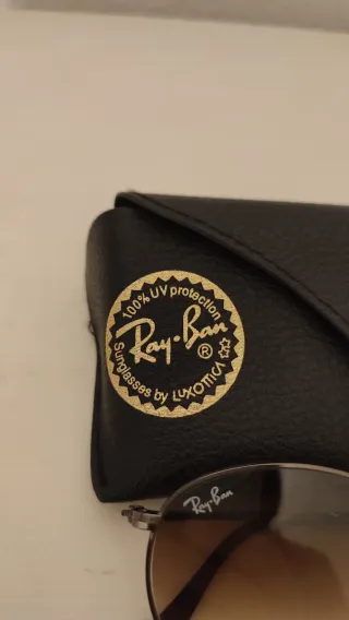 Gafas de Sol Ray-Ban Redondas Marrones/Grises