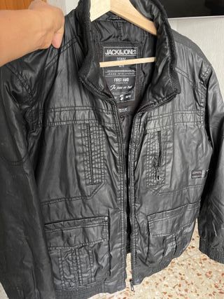 Chaqueta Bomber Jack & Jones Negra Hombre