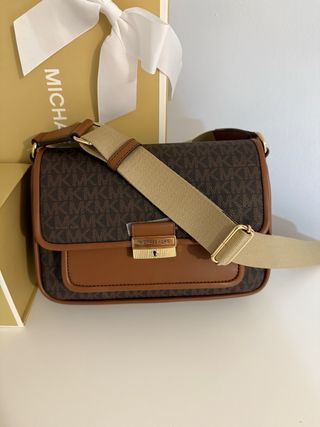 Bolso Michael Kors Marrón y Dorado