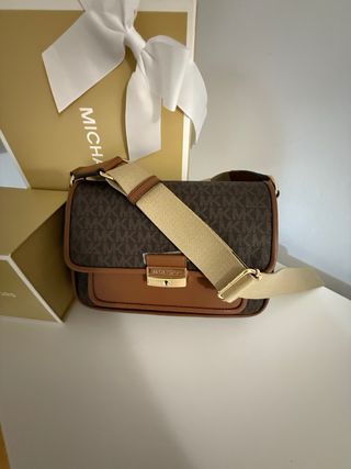 Bolso Michael Kors Marrón y Dorado