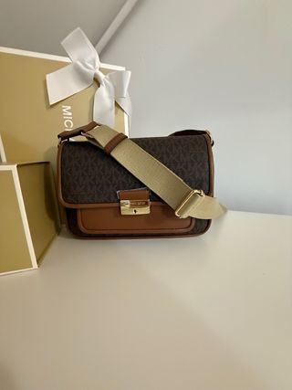 Bolso Michael Kors Marrón y Dorado