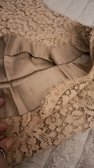 Abito Pizzo Beige tg.S