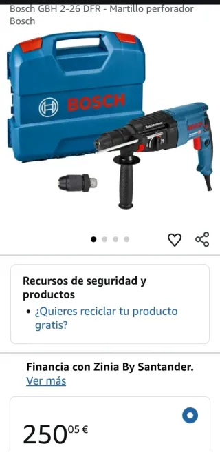 Taladro percutor Bosch GBH Professional