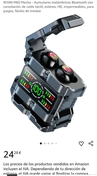 Auriculares Deelior M60 TWS Wireless 5.3