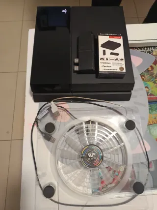 PS4 Pro+ Hub USB 5en1 +2 mandos scuf+ ventilador