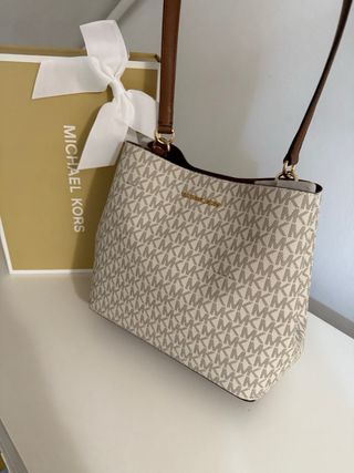 Bolso Michael Kors Beige y Marrón