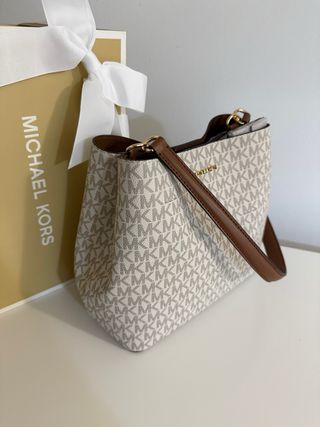 Bolso Michael Kors Beige y Marrón
