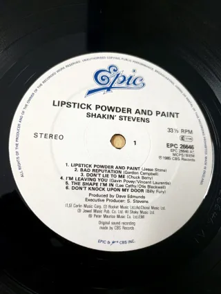 Shakin' Stevens - Lipstick Powder and Paint (1985)