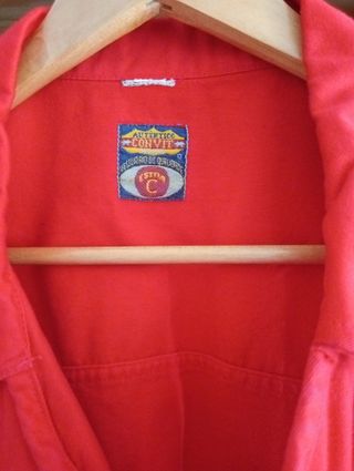 Colete de ganga vermelho