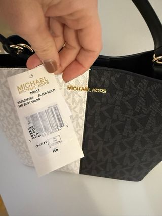Bolso Michael Kors Blanco y Negro