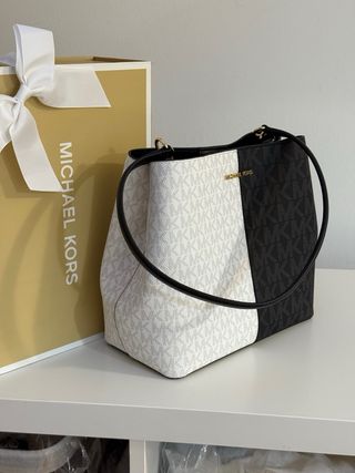 Bolso Michael Kors Blanco y Negro
