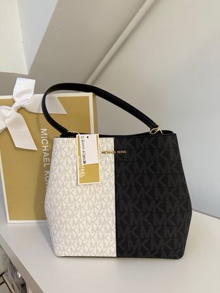Bolso Michael Kors Blanco y Negro