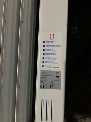 Calefactor Eléctrico 2000W