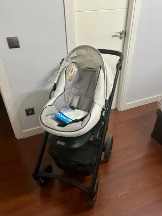 Conjunto bebé: Silla, Capazo y Silla Coche Bebecar