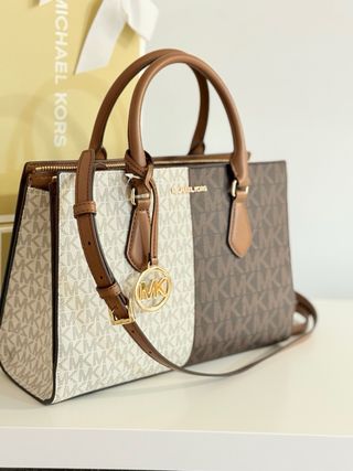 Bolso Michael Kors Beige y Marrón