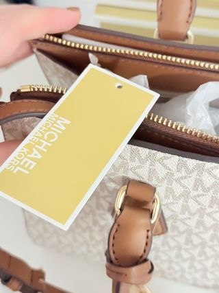 Bolso Michael Kors Beige y Marrón