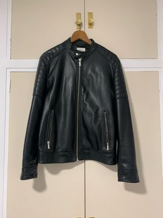 Chaqueta Cuero Zara Talla L