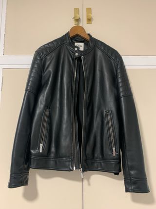 Chaqueta Cuero Zara Talla L