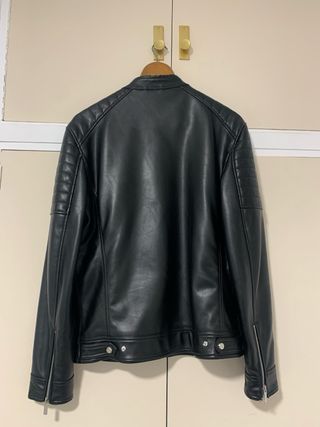 Chaqueta Cuero Zara Talla L