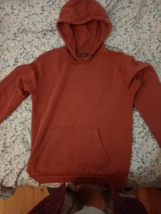 Sudadera con capucha naranja/rojo