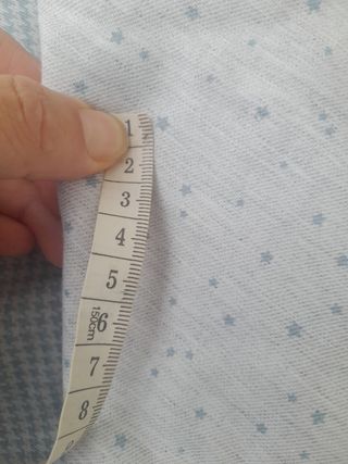 Tela viyela con estrellas grises