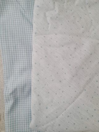 Tela viyela con estrellas grises