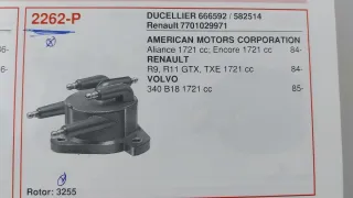 Lote de tapas Delco ANGLI para coches clasicos.