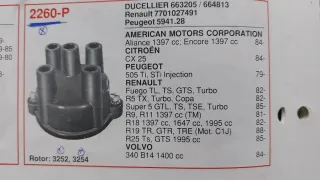 Lote de tapas Delco ANGLI para coches clasicos.