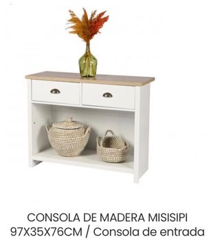 Consola de madera