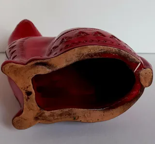 Gatto ceramica A. Londi per Bitossi rosso