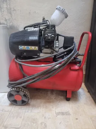 Compresor de aire 50L 2 pistones