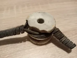 Aislante porcelana antiguo