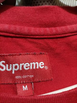 Camiseta Supreme Roja Talla L