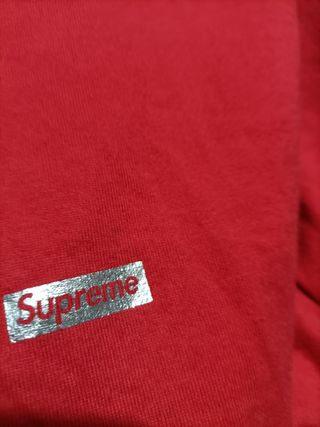 Camiseta Supreme Roja Talla L