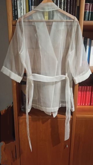 Chaqueta tul crudo talla única