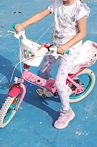 Bicicleta Infantil Mickey Mouse Rosa