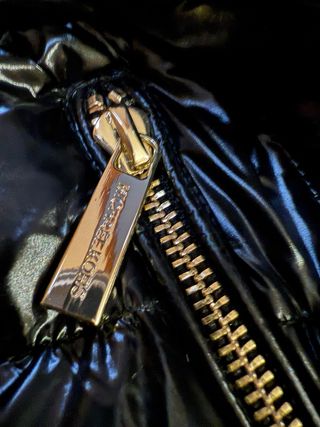 Abrigo Michael Kors Negro con Cinturón MK