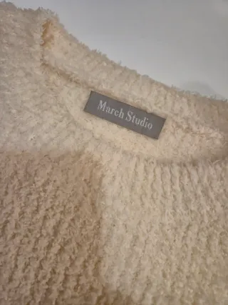 Jersey corto beige March Studio Talla S-M