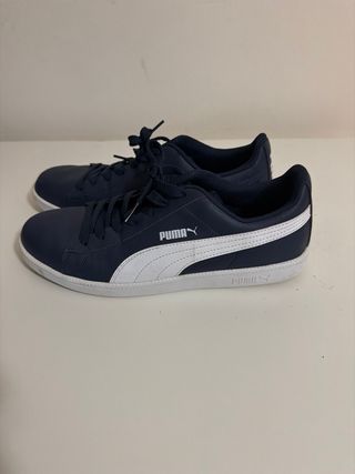 Zapatillas Puma Azul y Blanco Talla 43