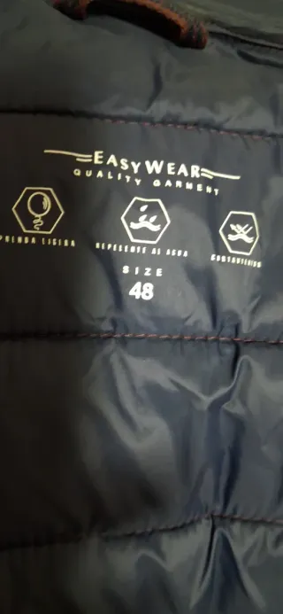 Chaquetón cuadros azul y rojo