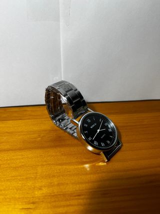 Reloj WOKAI Negro Metal Elegante Nuevo