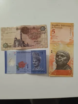 Cambio y vendo billetes monedas