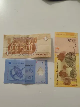 Cambio y vendo billetes monedas