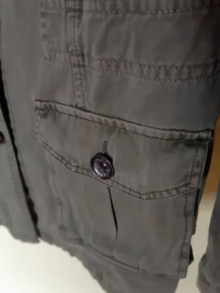 Chaqueta militar verde