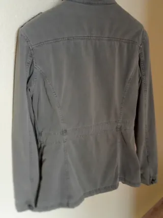 Chaqueta militar verde