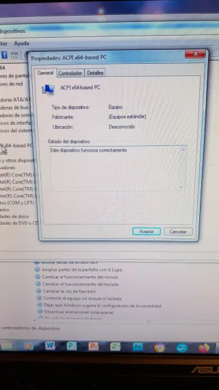 Ordenador i5 intel, monitor Asus y teclado Microso