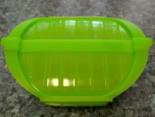 Lékué Estuche Vapor Hondo Bandeja 3-4p 1L. verde