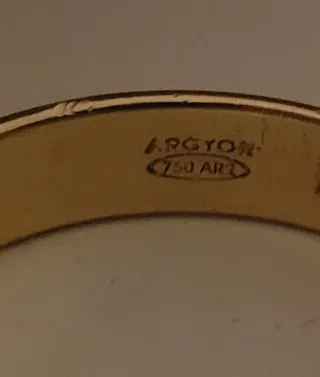 Alianza oro 18 Kt