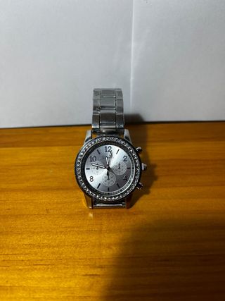 Reloj WOKAI Elegante Metal Negro y Plateado