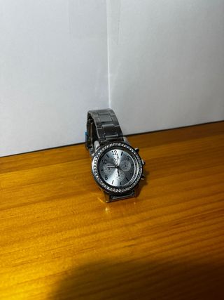 Reloj WOKAI Elegante Metal Negro y Plateado
